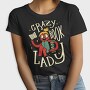 Crazy Book Lady, Tricou Femei