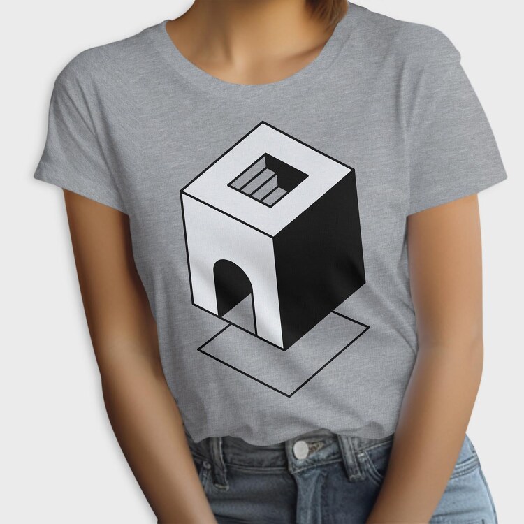 Minimal Geometric 5, Tricou Femei