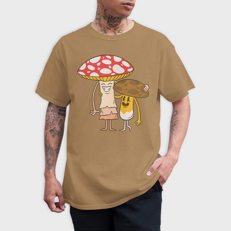 Mushrooms, Tricou Barbati (Unisex)