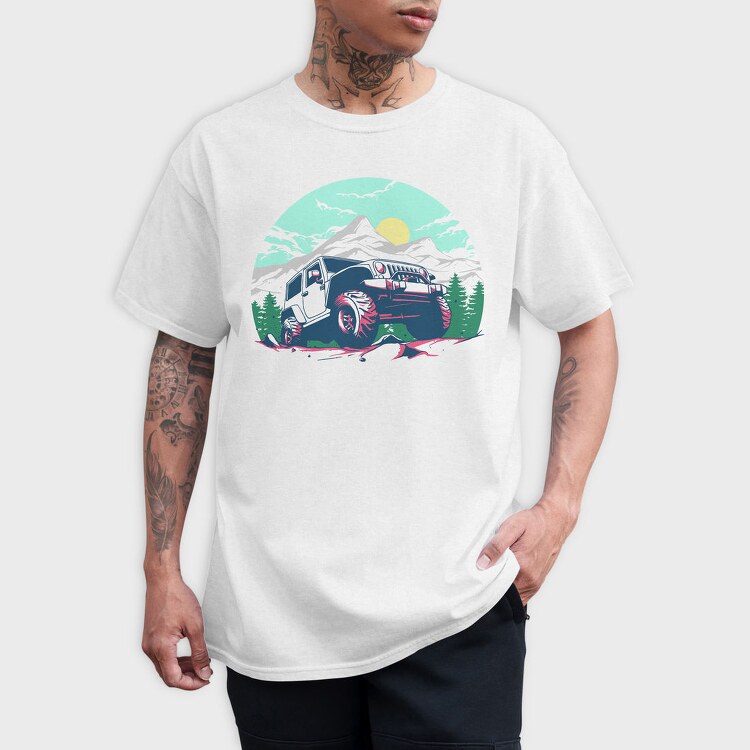 Mountain Beast Vibes, Tricou Barbati (Unisex)