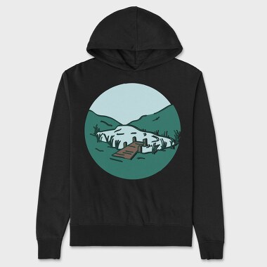 Nature Scenery, Hanorac Oversize Barbati (Unisex)