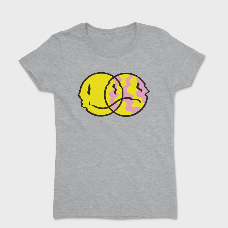 Happy Sad Emoji, Tricou Femei