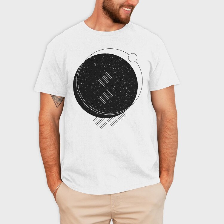 Minimalist Geometric, Tricou Barbati (Unisex)