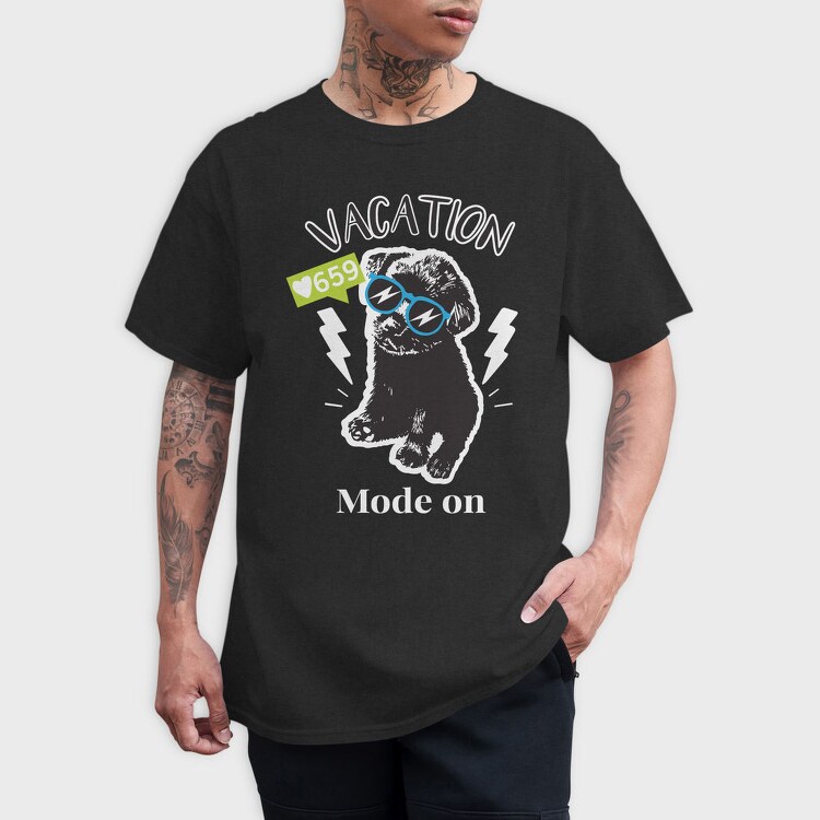 Vacation Mode On, Tricou Barbati (Unisex)