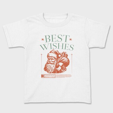 Santa Best Wishes, Tricou Copii