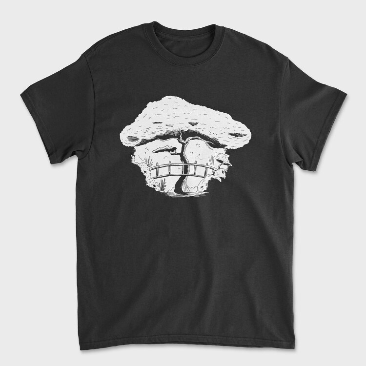Japanese Garden, Tricou Barbati (Unisex)