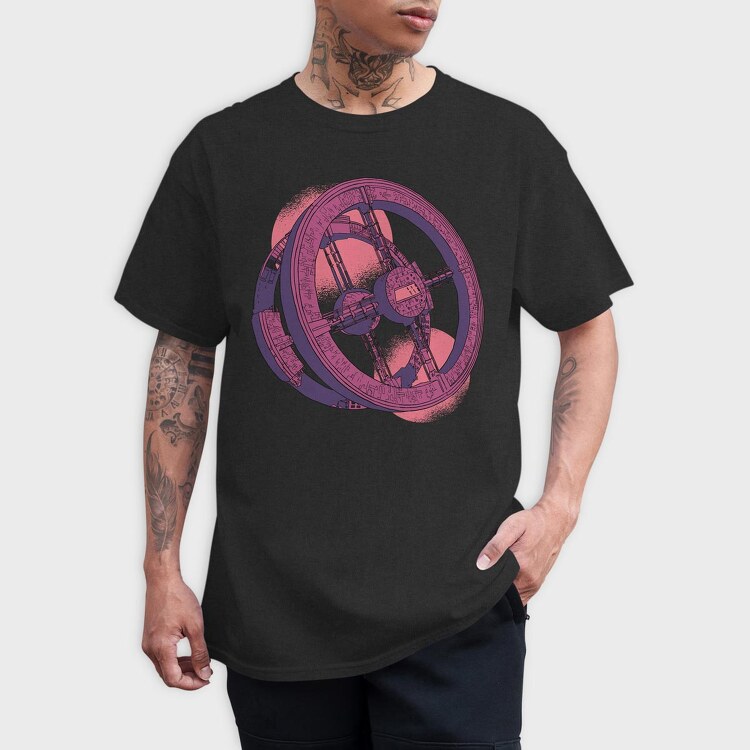 Space Station, Tricou Barbati (Unisex)