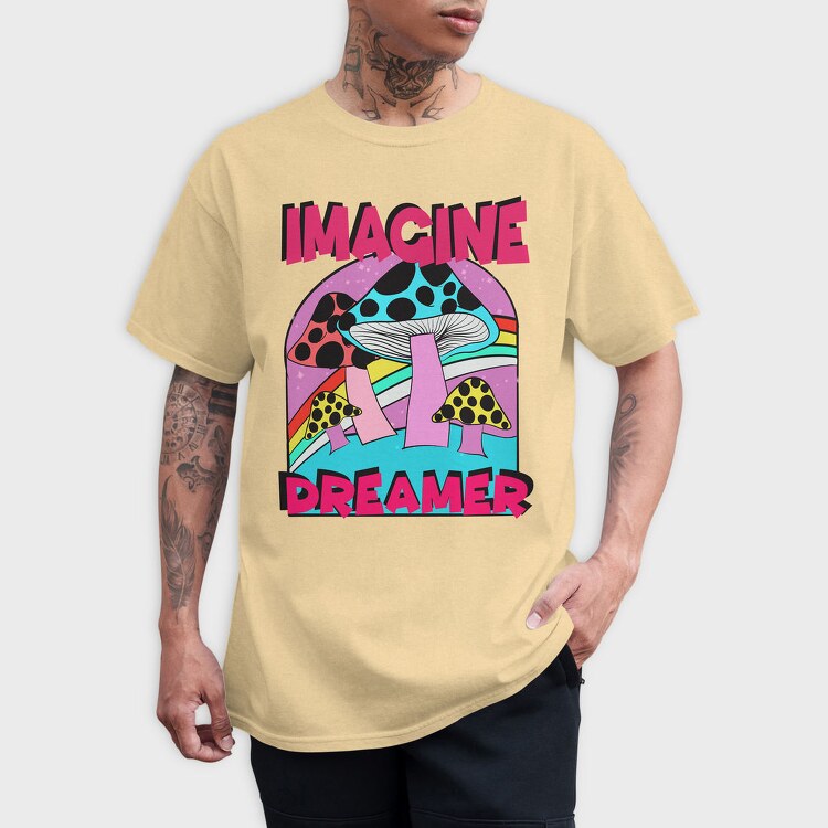 Mushroom Dreams, Tricou Barbati (Unisex)