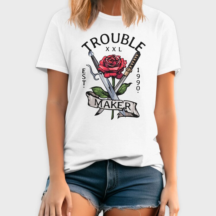 Rose Blade Maker, Tricou Barbati (Unisex)