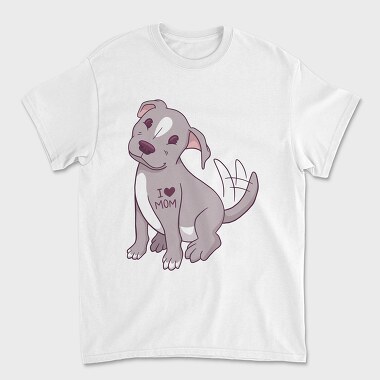 Tricou Barbati (Unisex), Pitbull