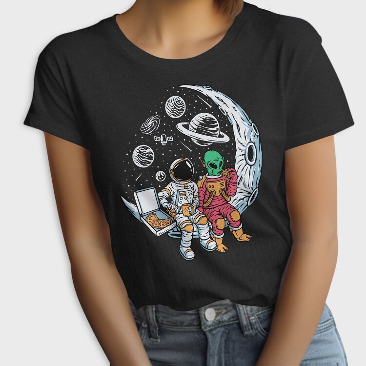 Space Pizza Astronauts, Tricou Femei