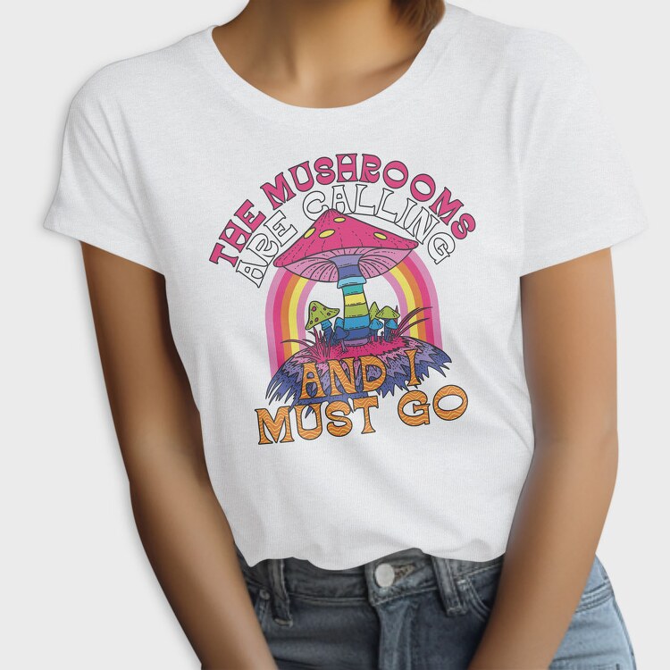 Mushroom Rainbow Call, Tricou Femei