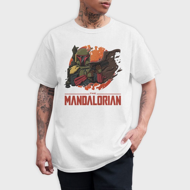 Mandalorian Warrior, Tricou Barbati (Unisex)