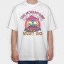 Mushroom Rainbow Call, Tricou Oversize Barbati (Unisex)