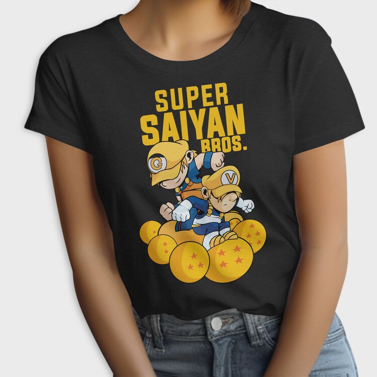 Saiyan Bros Gold, Tricou Femei