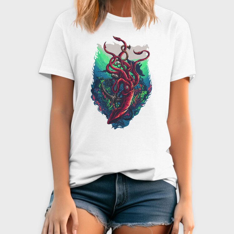 Octopus Anchor Dreams, Tricou Barbati (Unisex)