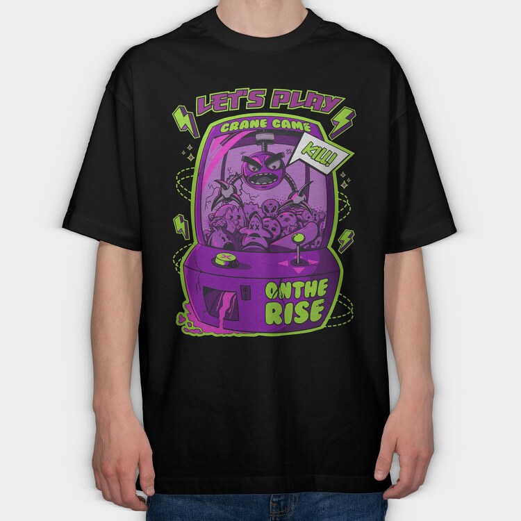 Crane Game Kill, Tricou Oversize Barbati (Unisex)