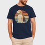 Beagle Sunset, Tricou Barbati (Unisex)