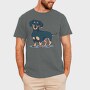 Dachshund, Tricou Barbati (Unisex)
