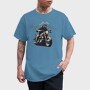 Motorcycle With Rider Ride With the Classics, Tricou Barbati (Unisex)
