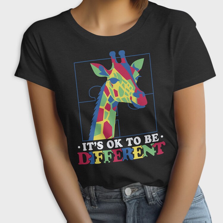Autism Giraffe, Tricou Femei
