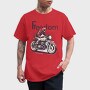 Freedom on Wheels Motorcycle Retro, Tricou Barbati (Unisex)
