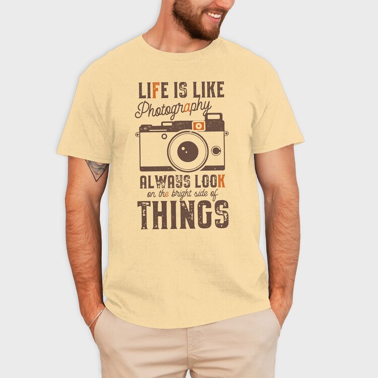 Life Is Like Photography, Tricou Barbati (Unisex)