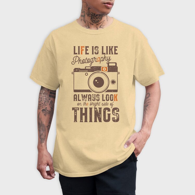 Life Is Like Photography, Tricou Barbati (Unisex)