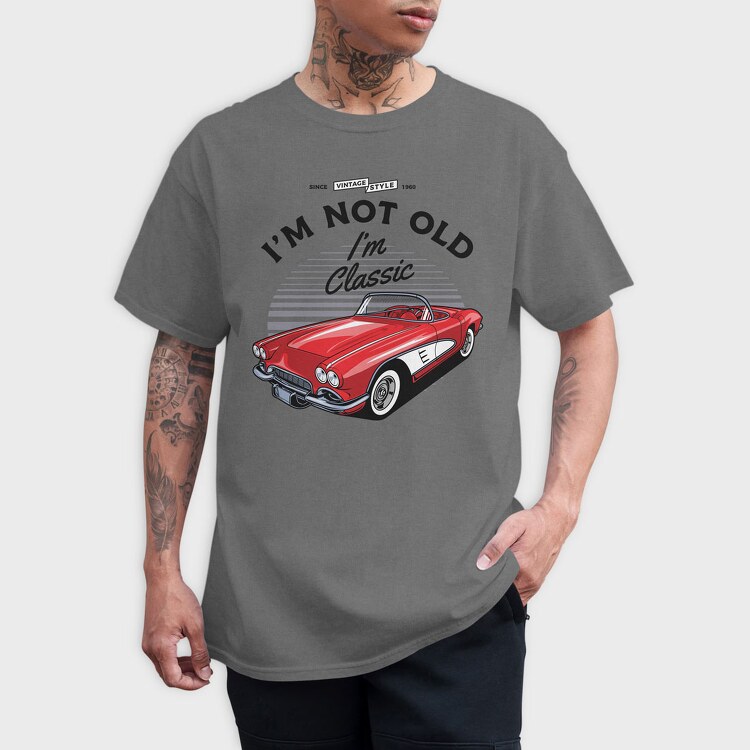 1961 Chevrolet Corvette, Tricou Barbati (Unisex)