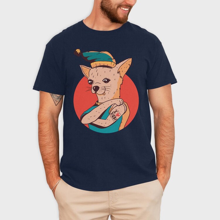 Chihuahua, Tricou Barbati (Unisex)