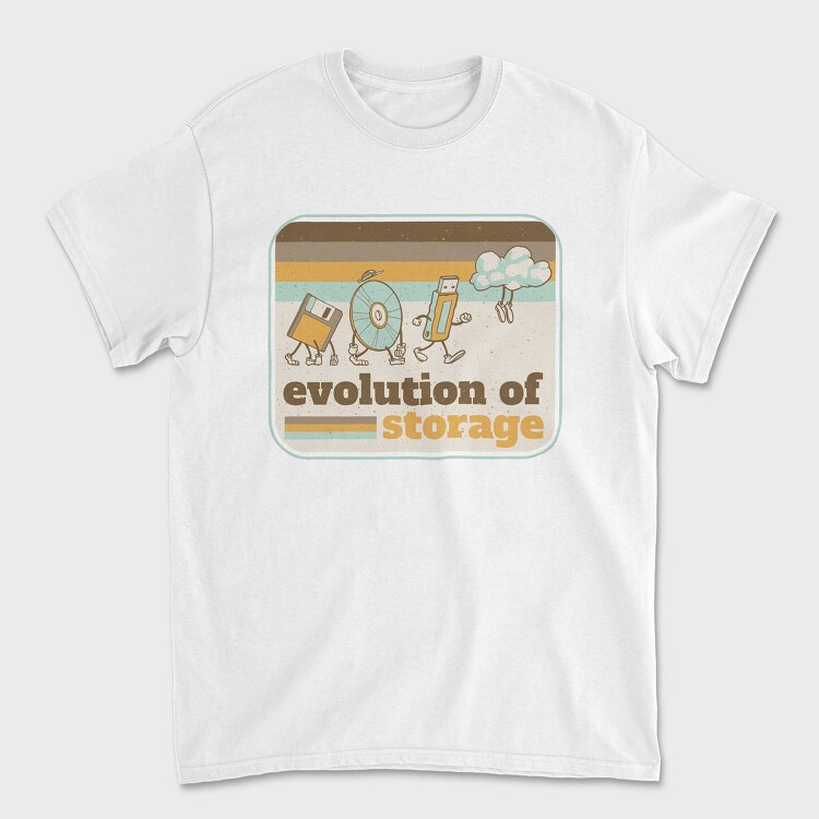 Evolution of Storage Vintage, Tricou Barbati (Unisex)