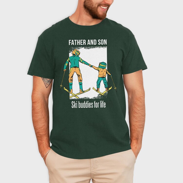 Father Son, Tricou Barbati (Unisex)