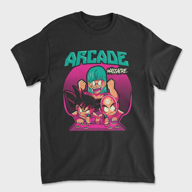 Arcade Massacre Warriors, Tricou Barbati (Unisex)
