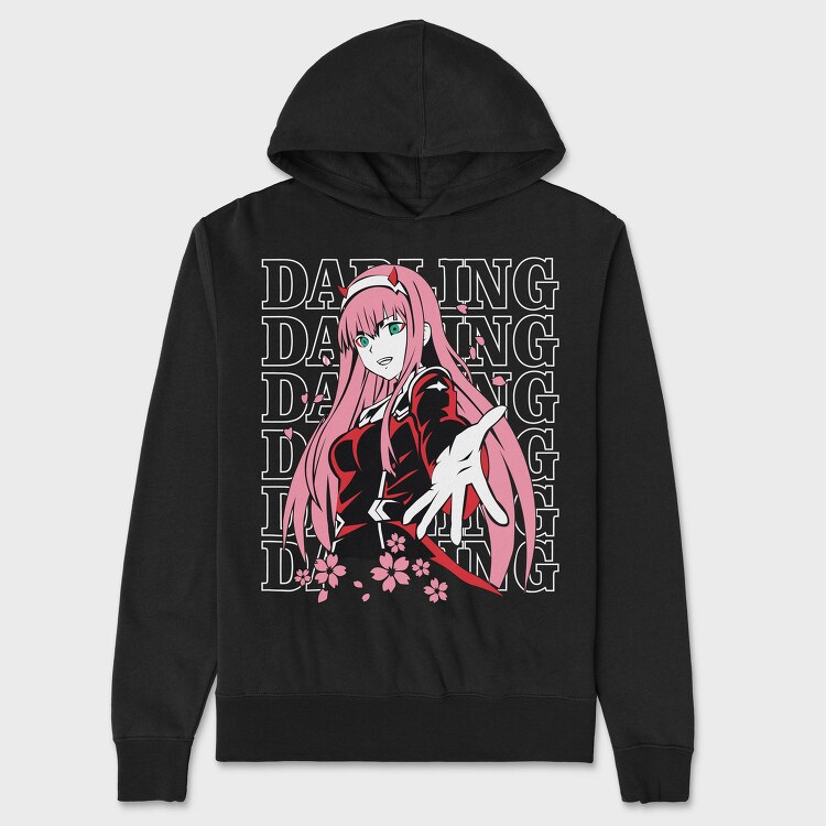 Darling Cherry Blossom, Hanorac Oversize Barbati (Unisex)