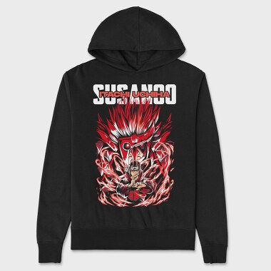 Itachis Susanoo Flame, Hanorac Oversize Barbati (Unisex)