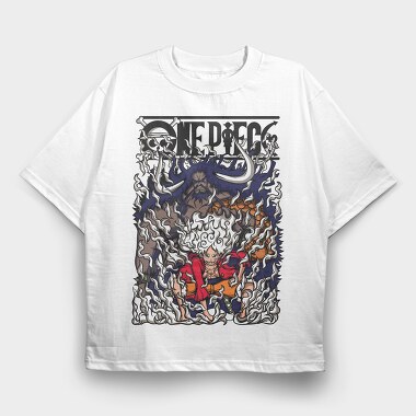 One Piece Storm, Tricou Oversize Barbati (Unisex)