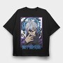 Satoru Gojos Mystic Aura, Tricou Oversize Barbati (Unisex)