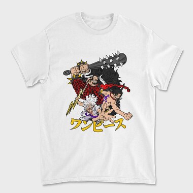 Luffy Ace Kaido, Tricou Barbati (Unisex)