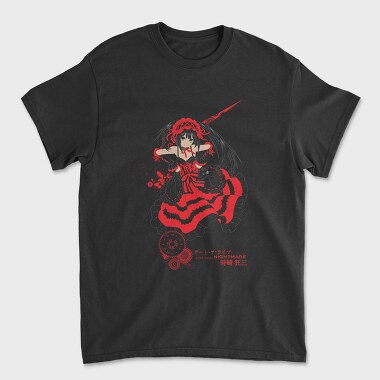 Nightmare Alice In Red, Tricou Barbati (Unisex)