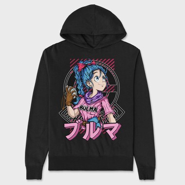 Bulma Anime Vibes, Hanorac Oversize Barbati (Unisex)