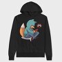Fox Gamer Vibes, Hanorac Oversize Barbati (Unisex)