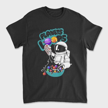 Space Galaxy Astronaut, Tricou Barbati (Unisex)