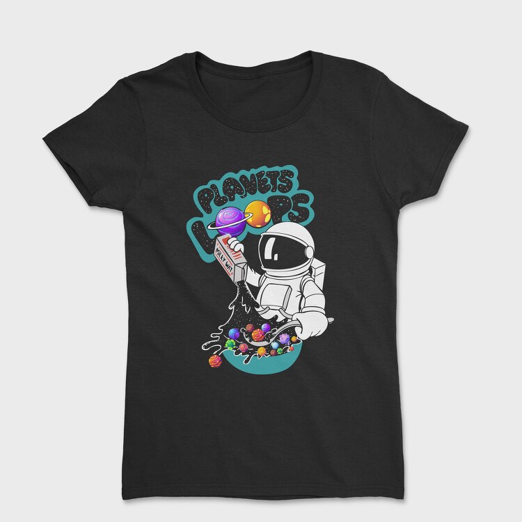 Space Galaxy Astronaut, Tricou Femei