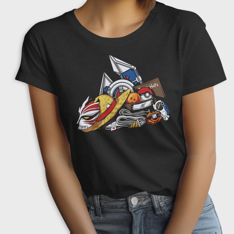 Anime Glow Vibes, Tricou Femei