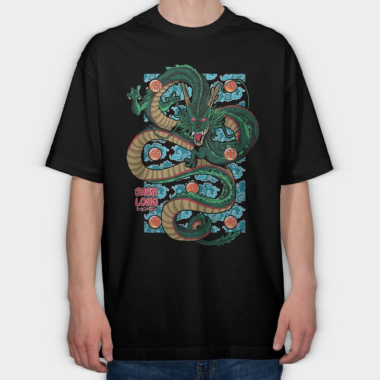 Dragon Ball Shen Long, Tricou Oversize Barbati (Unisex)