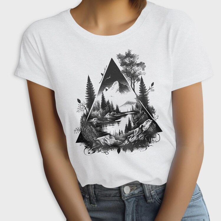 Landscape Triangle, Tricou Femei