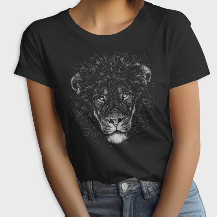 Monochrome Lion, Tricou Femei