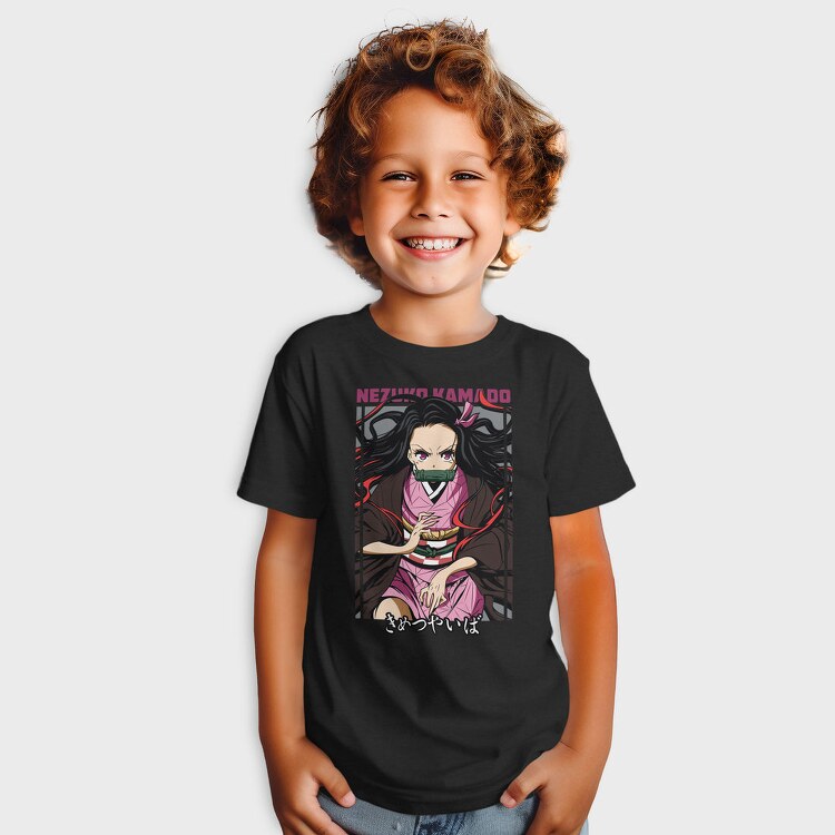 Nezuko Demon Slayer Vector, Tricou Copii