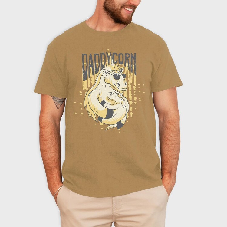 Daddycorn, Tricou Barbati (Unisex)