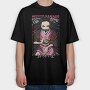 Nezuko Demon Slayer Vector, Tricou Oversize Barbati (Unisex)